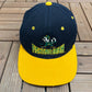 Notre Dame Fighting Irish Graphic Hat | Size 7 1/8 | Vintage 1990s College Blue Cap |