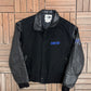 Showtime Championship Boxing Graphic Jacket | Size X-Large | Vintage 1990s Varsity Black Jacket |