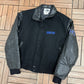 Showtime Championship Boxing Graphic Jacket | Size X-Large | Vintage 1990s Varsity Black Jacket |