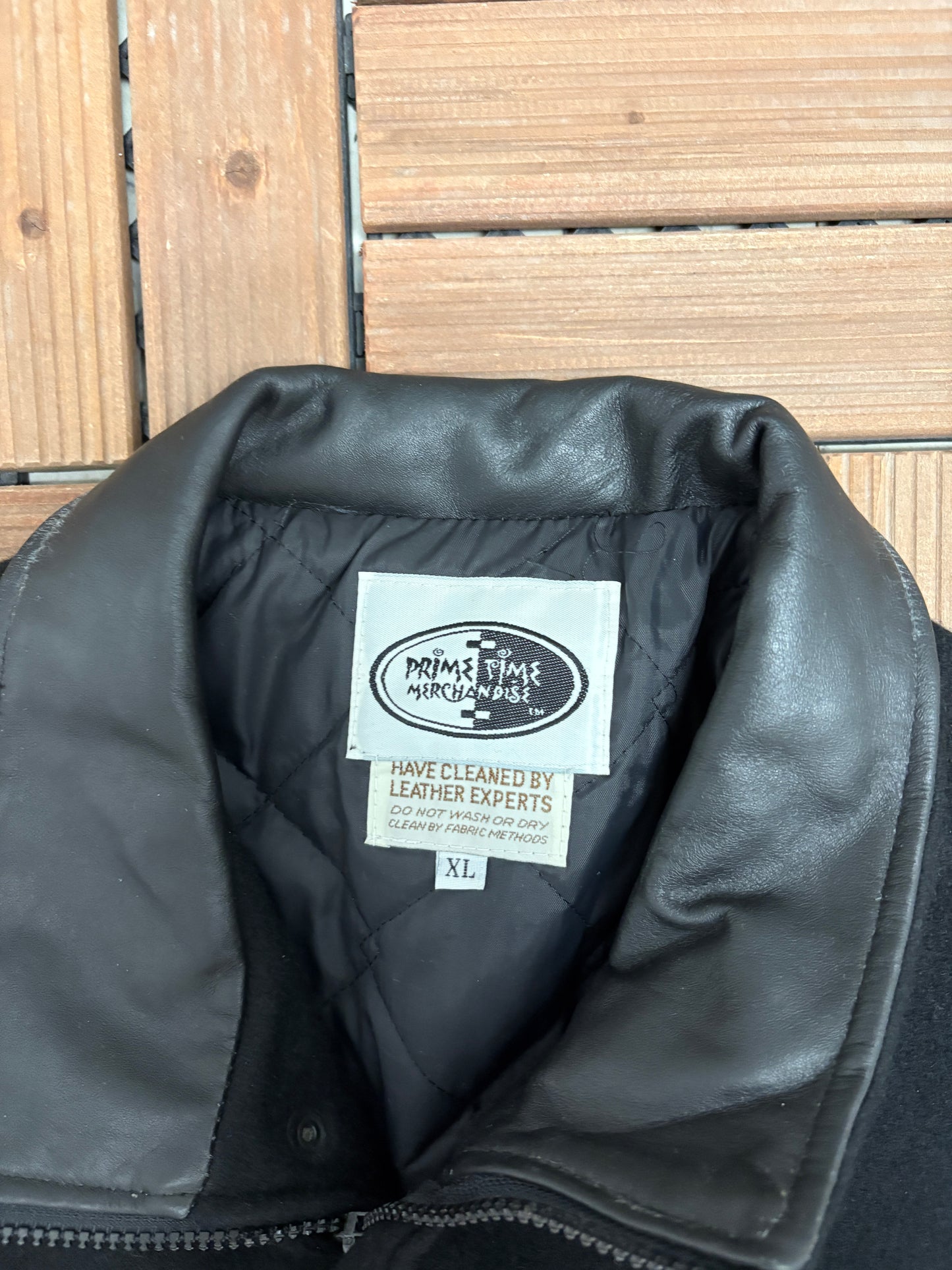 Showtime Championship Boxing Graphic Jacket | Size X-Large | Vintage 1990s Varsity Black Jacket |