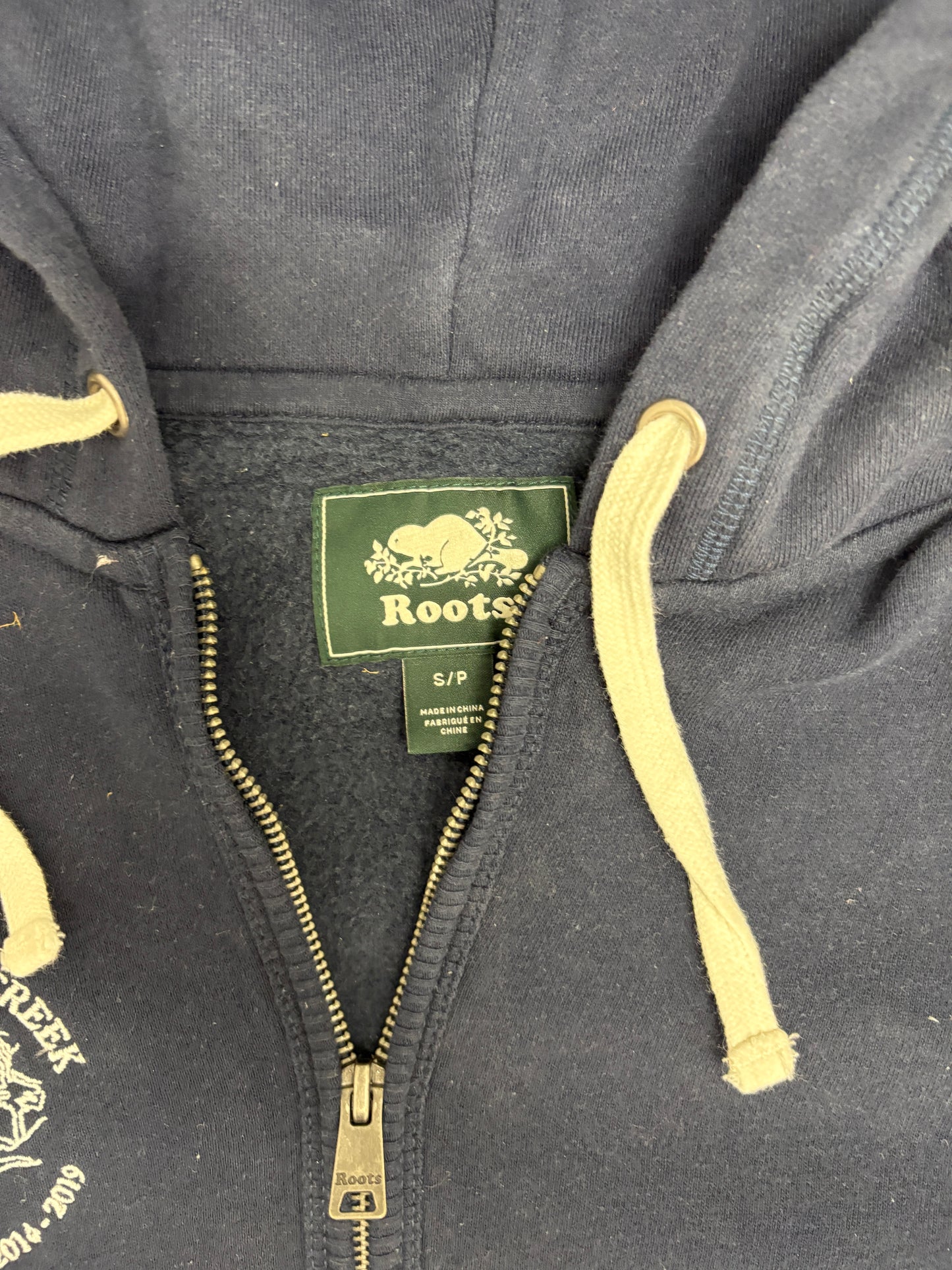Schitt's Creek Council Member Embroidered Graphic Hoodie | Size Small | Modern Television Series Blue Sweater |