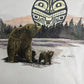 Kelowna, British Columbia Scenic Graphic Tee | Size Large | Vintage 1990s Scenic Animal White T-Shirt |