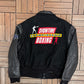 Showtime Championship Boxing Graphic Jacket | Size X-Large | Vintage 1990s Varsity Black Jacket |