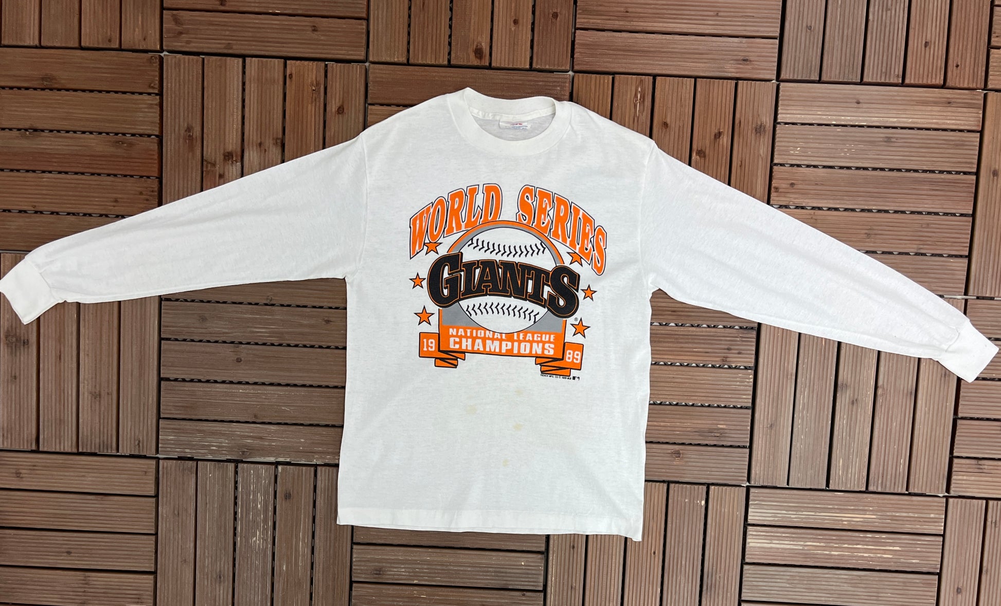 Vintage SF Giants World Champions 89 Tee