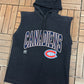 Montreal Canadiens Tank Top Graphic Hoodie | Size Medium | Vintage 1990s NHL Hockey Black T-Shirt |