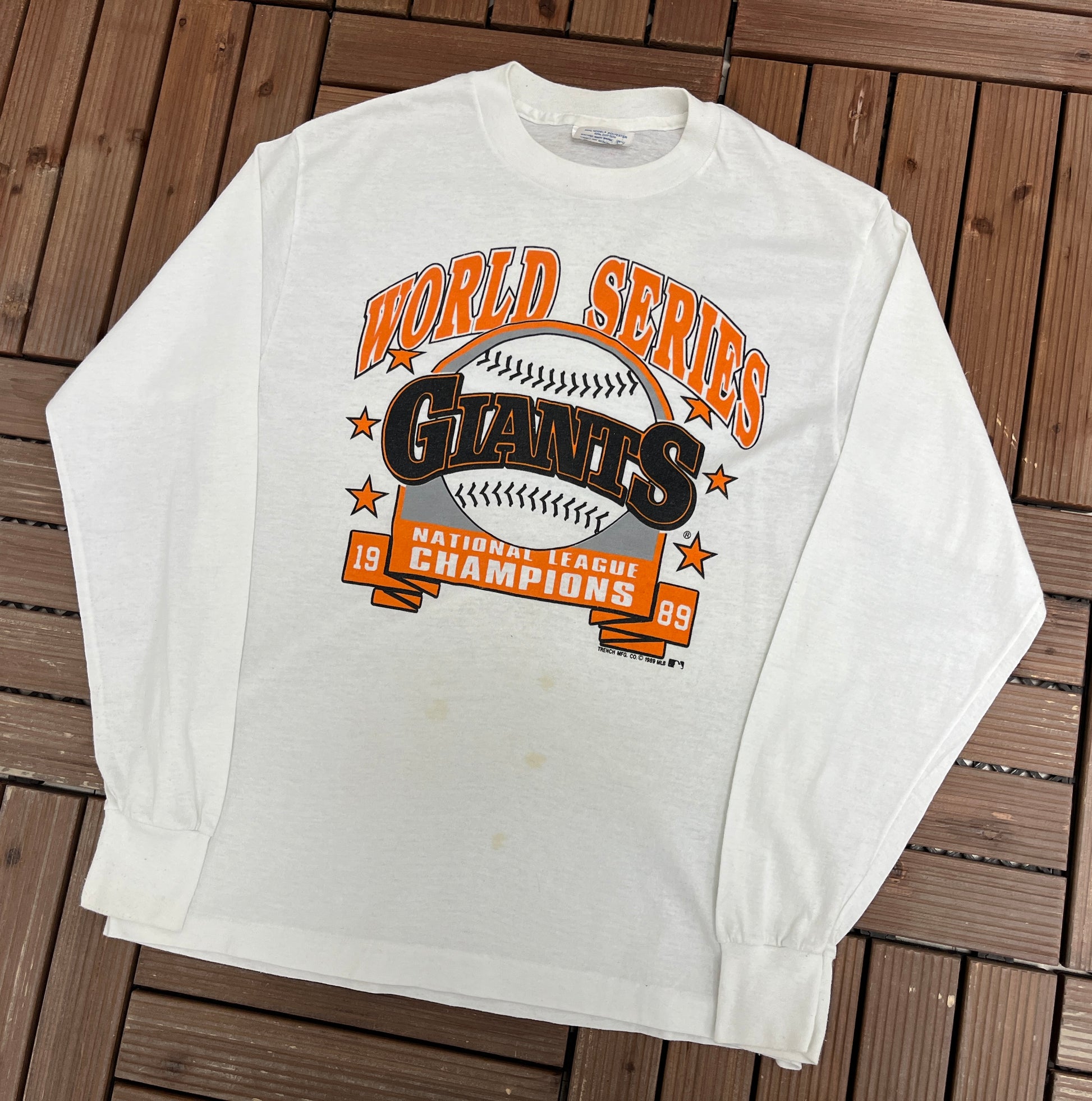 Vintage SF Giants World Champions 89 Tee