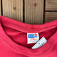 Montreal Canadiens Graphic Tee | Size Medium | Vintage 1990s NHL Hockey Red T-Shirt |