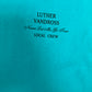 Luther Vandross Never Let Me Go Tour 1993 Graphic Tee | Size X-Large | Vintage 1990s Singer-Songwriter Teal T-Shirt |