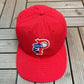 Philadelphia Phillies Embroidered Hat | Snap Back | Vintage 1990s MLB Baseball Red Cap |