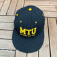 Michigan Tech Huskies Embroidered Graphic Hat | Snap Back | Vintage 1990s College Sports Blue Cap |