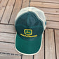 John Deere Embroidered Graphic Hat | Snap Back | Vintage 2000s Promotional Green Cap |