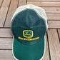 John Deere Embroidered Graphic Hat | Snap Back | Vintage 2000s Promotional Green Cap |