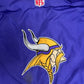 Minnesota Vikings Embroidered Graphic Jacket | Size XX-Large | Vintage 1990s NFL Football Purple Jacket |