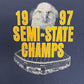Delta Eagles 1997 Final Four Graphic Tee | Size X-Large | Vintage 1990s High School Basketball Blue T-Shirt |