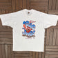 New England Patriots AFC Championship 1997 Graphic Tee | Size X-Large | Vintage 1990s NFL Football White T-Shirt |