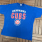 Chicago Cubs Graphic Tee | Size XX-Large | Vintage 1990s MLB Baseball Blue T-Shirt |