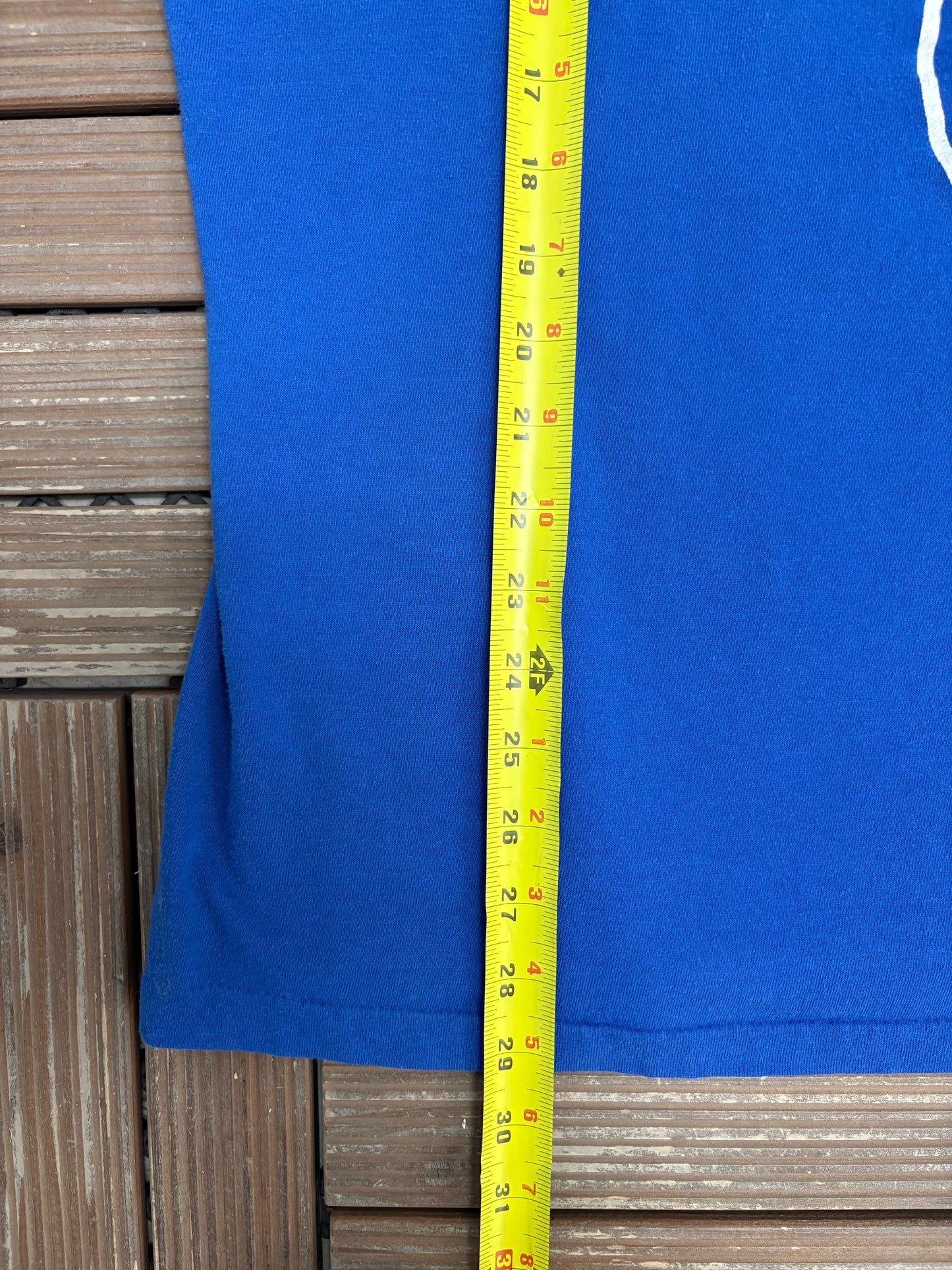 Chicago Cubs Graphic Tee | Size XX-Large | Vintage 1990s MLB Baseball Blue T-Shirt |