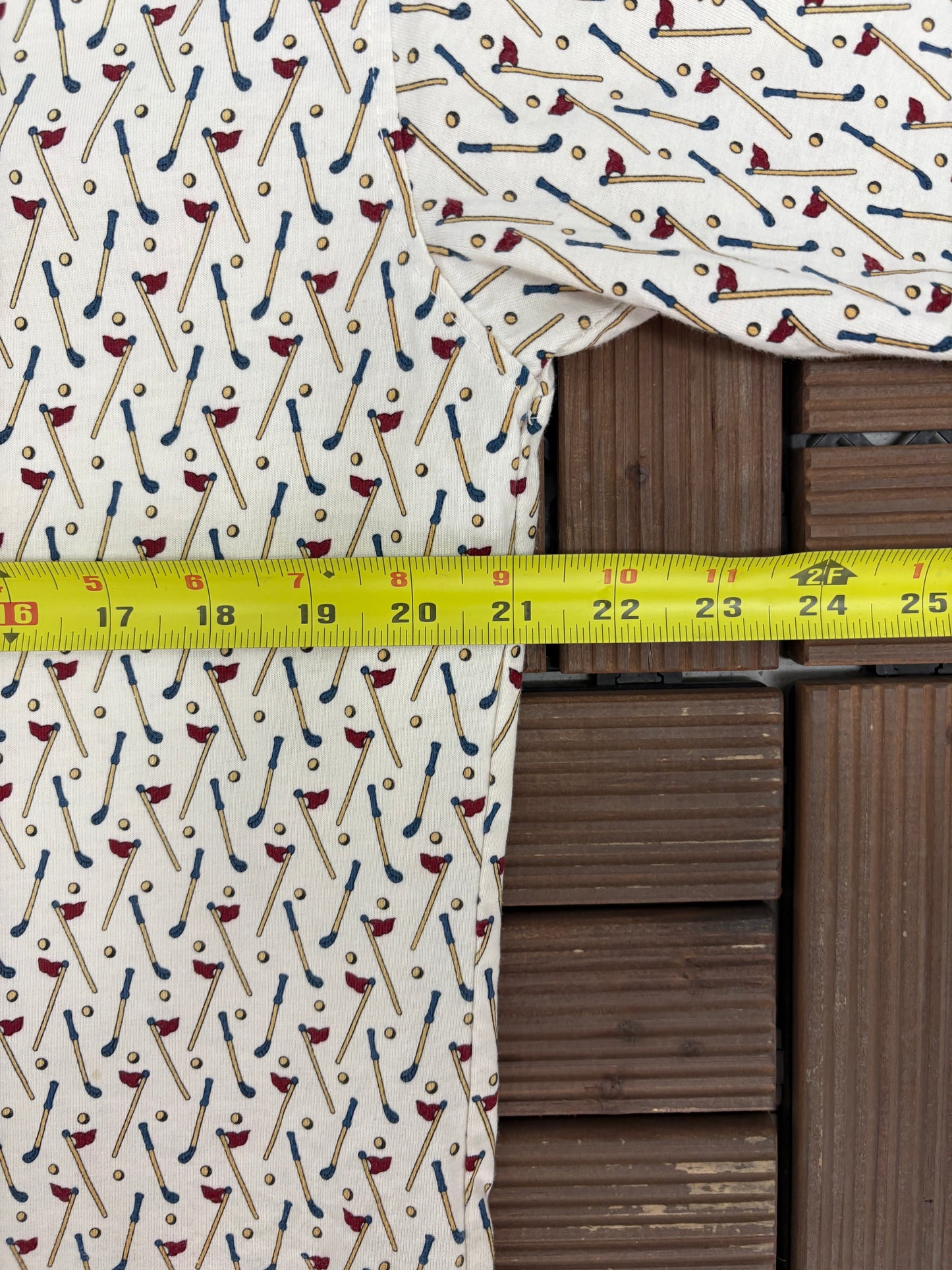 Dockers' Golf Graphic Tee | Size Medium | Vintage 2000s Promotional White T-Shirt |