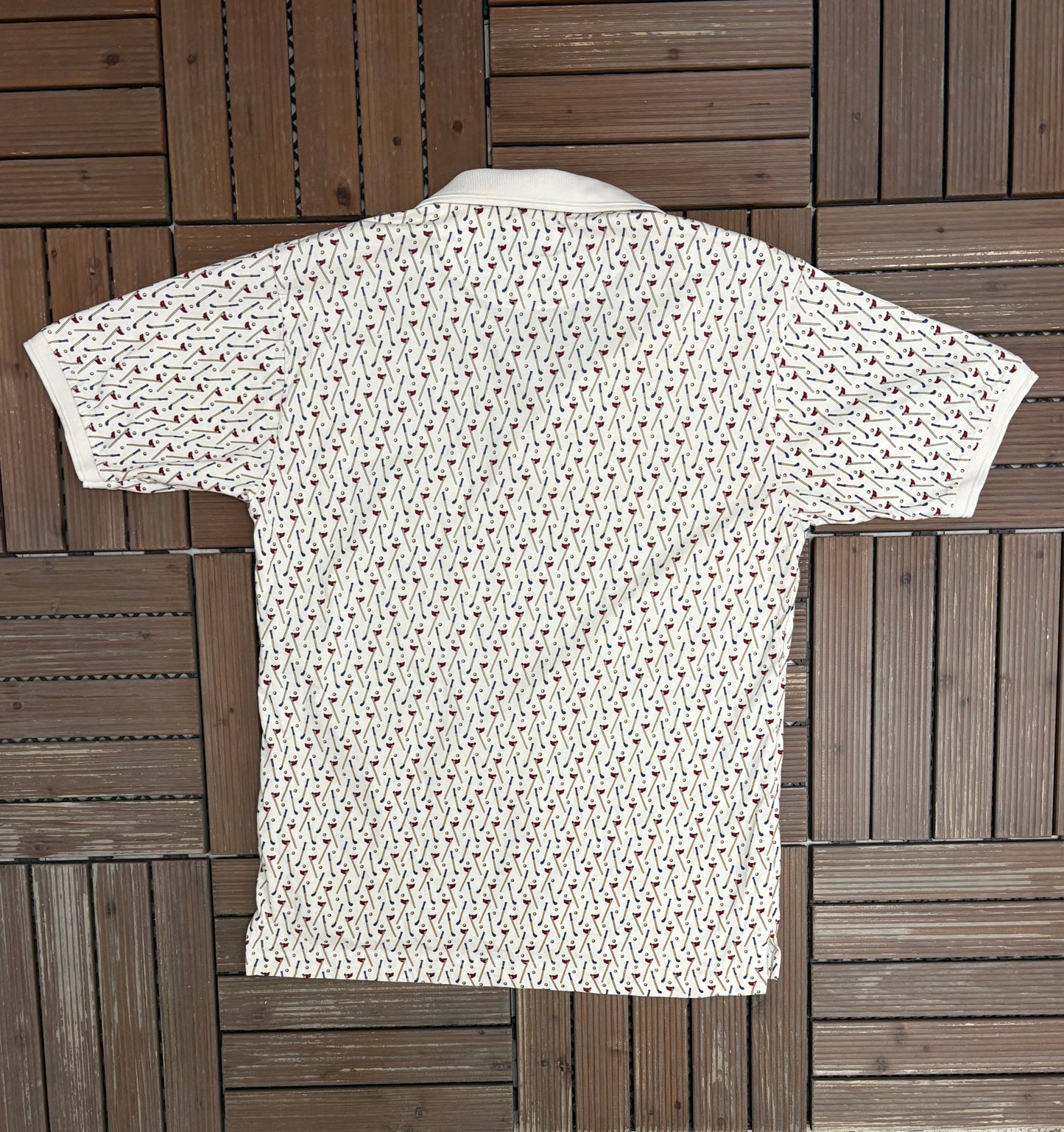 Dockers' Golf Graphic Tee | Size Medium | Vintage 2000s Promotional White T-Shirt |