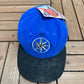 Marlboro Unlimited Compass Graphic Hat | Strap Back | Vintage 1990s Promotional Blue Cap |