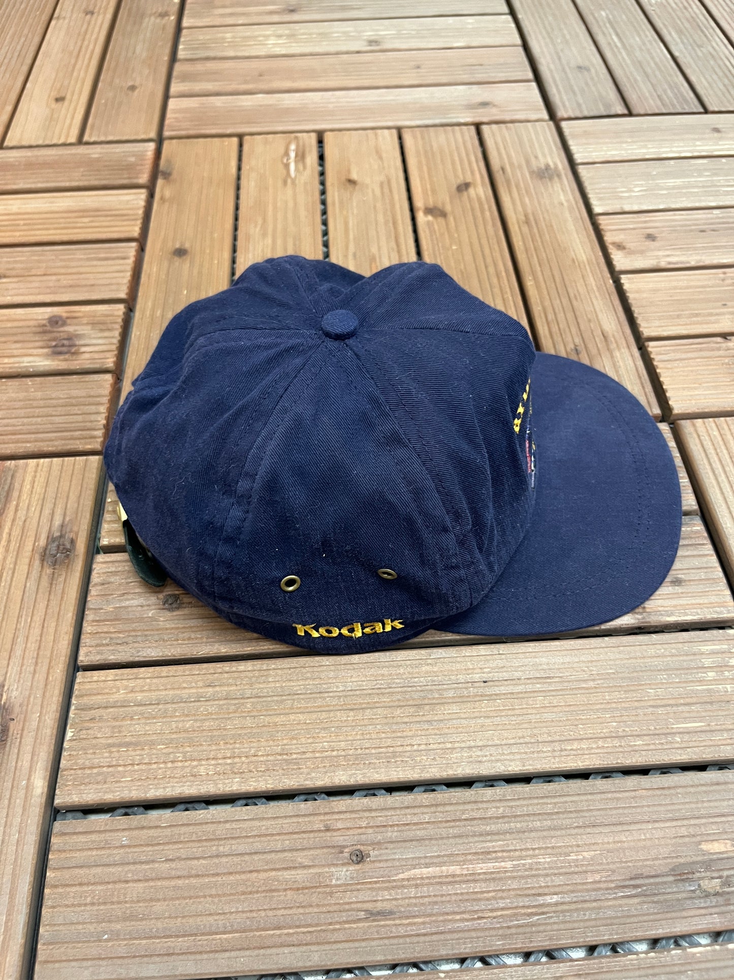 PGA Ryder Cup Oak Hill 1995 Graphic Hat | Metal Clasp | Vintage 1990s Golf Blue Cap |