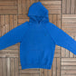 Soffe Sweats Blank Blue Hoodie | Size Large | Vintage 1980s Blank Blue Sweatshirt |