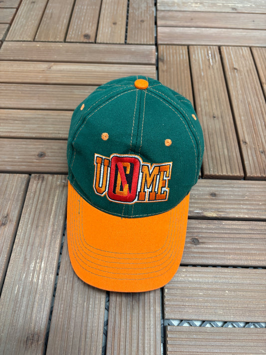 John Cena You Can't See Me Graphic Hat | Strap Back | Vintage 2000s Wrestling Green Cap |