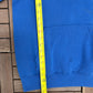 Soffe Sweats Blank Blue Hoodie | Size Large | Vintage 1980s Blank Blue Sweatshirt |