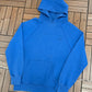 Soffe Sweats Blank Blue Hoodie | Size Large | Vintage 1980s Blank Blue Sweatshirt |