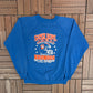 Denver Broncos Super Bowl XXII Graphic Crewneck | Size XX-Large | Vintage 1980s NFL Football Blue Sweater |