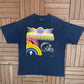 San Diego Chargers 1994 AFC Champions Graphic Tee | Size XX-Large | Vintage 1990s NFL Football Blue T-Shirt |