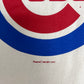 Chicago Cubs Graphic Tee | Size Large | Vintage 2000s MLB Baseball White 3/4 Sleeve Shirt |