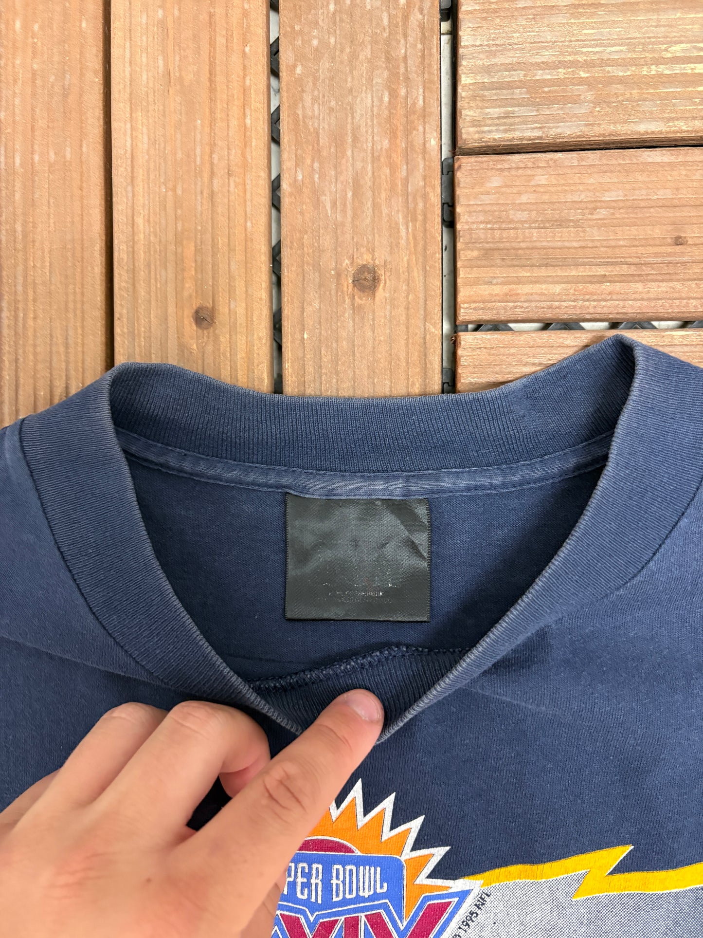 San Diego Chargers 1994 AFC Champions Graphic Tee | Size XX-Large | Vintage 1990s NFL Football Blue T-Shirt |