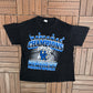 Kentucky Wildcats 1996 National Champions Graphic Tee | Size Large | Vintage 1990s College Basketball Black T-Shirt |