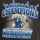 Kentucky Wildcats 1996 National Champions Graphic Tee | Size Large | Vintage 1990s College Basketball Black T-Shirt |