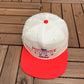 Ford Performance Overdrive 1995 Graphic Hat | Snap Back | Vintage 1990s Racing White Cap |