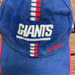 New York Giants Embroidered Graphic Hat | Strap Back With Clasp | Vintage 2000s NFL Football Blue Cap |