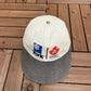 Team Canada Olympics Graphic Hat | Metal Clasp | Vintage 1990s White Cap |