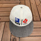 Team Canada Olympics Graphic Hat | Metal Clasp | Vintage 1990s White Cap |