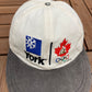 Team Canada Olympics Graphic Hat | Metal Clasp | Vintage 1990s White Cap |