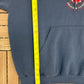 Boston Red Sox Embroidered Graphic Hoodie | Size Large | Vintage 2000s MLB Baseball Blue Sweater |