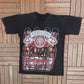 Buttweiser King Of Butts Graphic Tee | Size X-Large | Vintage 2000s Alcohol Promotional Black T-Shirt |