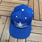 Toronto Maple Leafs Embroidered Graphic Hat | Cinch Back | Vintage 1990s NHL Hockey Blue Cap |