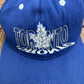 Toronto Maple Leafs Embroidered Graphic Hat | Cinch Back | Vintage 1990s NHL Hockey Blue Cap |