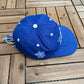 Toronto Maple Leafs Embroidered Graphic Hat | Cinch Back | Vintage 1990s NHL Hockey Blue Cap |