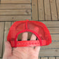 Philadelphia Phillies Graphic Hat | Snap Back | Vintage 1990s Made in USA New Era Red Cap |