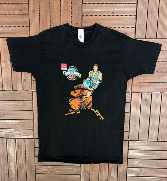 Top Of The World Classic 1999 Graphic Tee | Size X-Large | Vintage 1990s College Basketball Black T-Shirt |