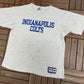 Indianapolis Colts Graphic Tee | Size X-Large | Vintage 1990s NFL Football Grey T-Shirt |