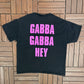 Ramones Gabba Gabba Hey Graphic Tee | Size X-Large | Vintage 2000s Rock Band Black T-Shirt |