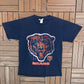 Chicago Bears Graphic Tee | Size Medium | Vintage 1990s NFL Football Blue T-Shirt |